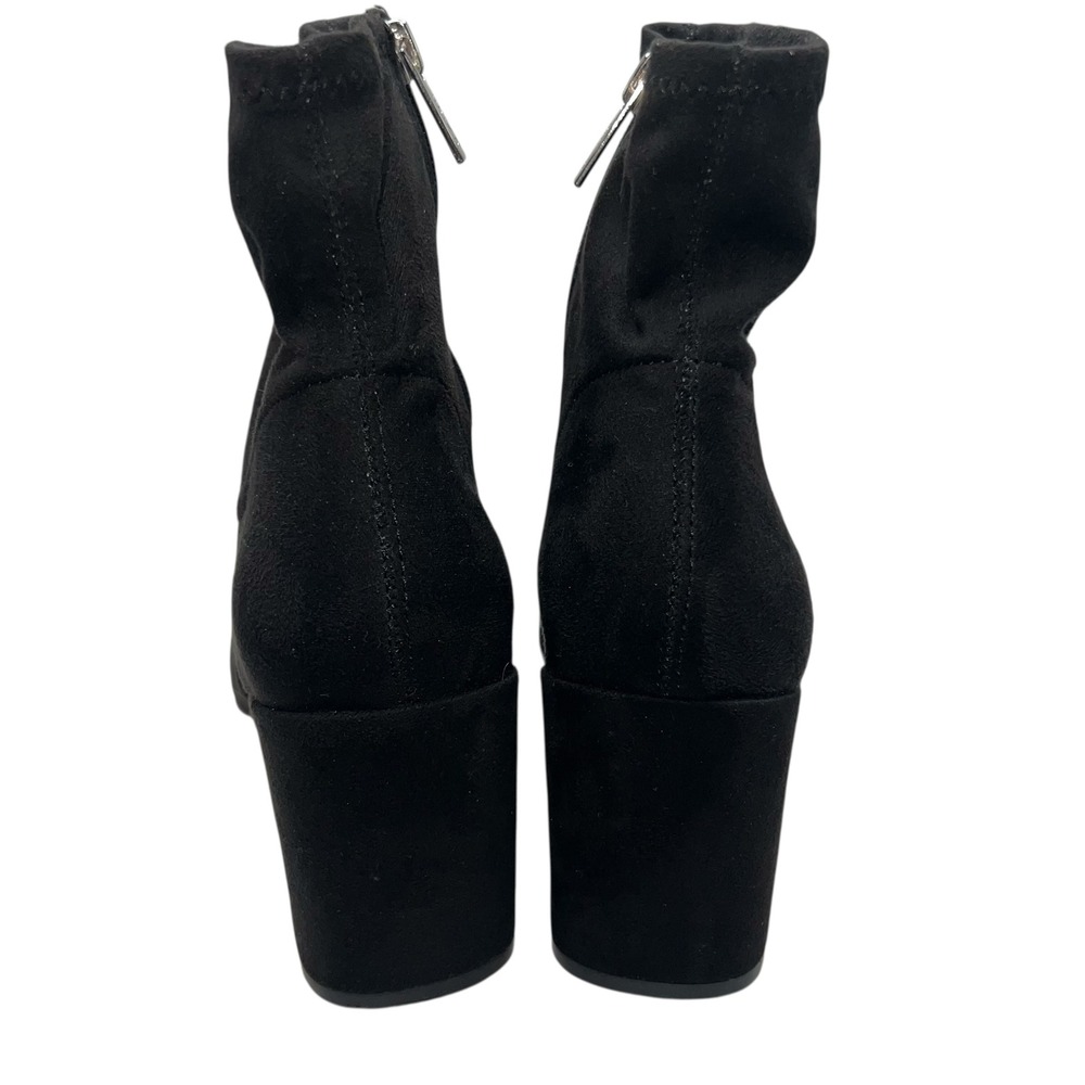 UNISA Womens Black Faux Suede Sock Bootie Size 8M - Picture 5 of 10